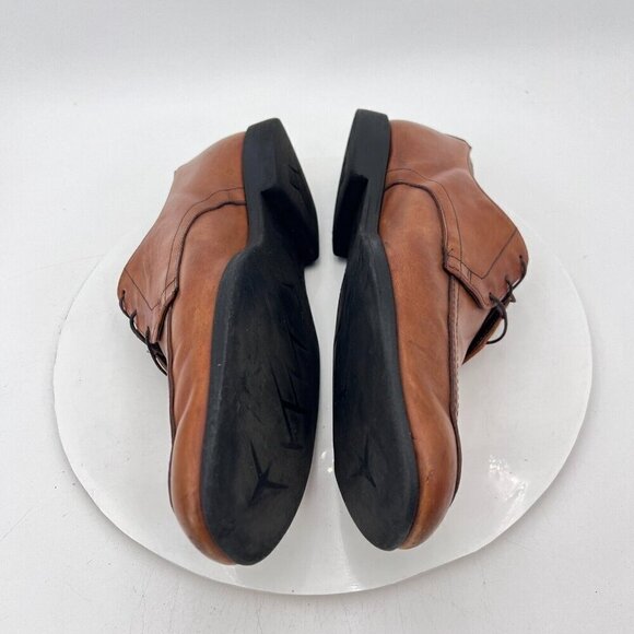 Allen Edmonds Tribeca Men Size 9D Brown Walnut Leather Derby Dress Shoes - Picture 9 of 16